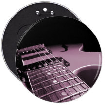 Electric Guitar Close Up -  Soft Pink