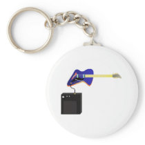 electric guitar key chains
