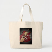 electric guitar layout canvas tas