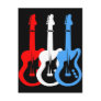 electric guitars post card