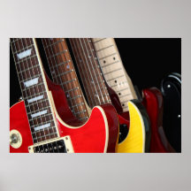 Electric Guitars Poster