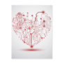 Electric Heart Postcard
