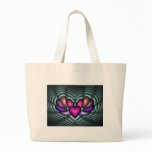 Electric Heartbeat Tote Bag
