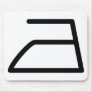 electric iron icon mousepad