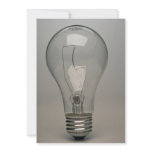 Electric Light bulb Personalized Invitations
