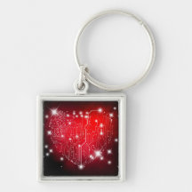 Electric Love Keychain