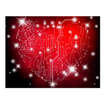 Electric Love Postcard