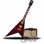 Electric n' Amp Thrash Photo Cut Outs