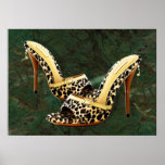 Electric Slide in Leopard posters