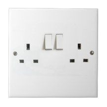 Electric socket from the UK Ceramic Tiles