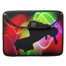Electric Spectrum Skateboarder Sleeve For MacBook Pro