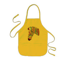 Electric Zebra. Apron