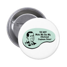 Electrical Engineer Voice Pinback Button