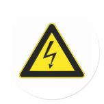 Electrical Hazard stickers