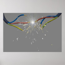 electrical spark posters