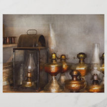 Electrician - A collection of oil lanterns .jpg Full Color Flyer