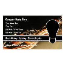 Electrician Business Cards