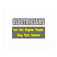 Electricians...Smarter Post Cards