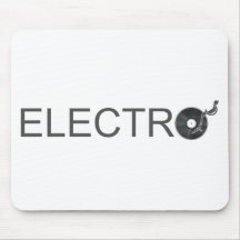 Electro - Music turntable vinyl record DJ Clubber Mousepads