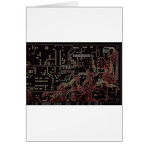 electronic circuit greeting cards