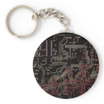 electronic circuit keychains