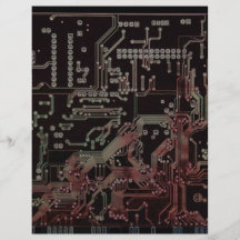 electronic circuit personalized flyer