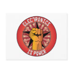 Electronics Is Power Postcards