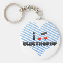 Electropop fan keychain