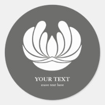 ELEGANCE FLOWER DESIGN SPA WELLNESS STICKER
