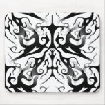 Elegance Tribal Tattoo Digital Collage Mousepad