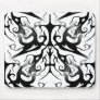 Elegance Tribal Tattoo Digital Collage Mousepad
