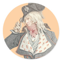 Elegant 18th Century Frenchman with a Monacle