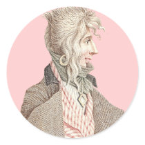 Elegant 18th Century Frenchman With Long Hair