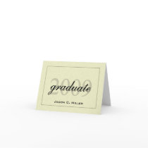 Elegant 2009 Graduation Announcement