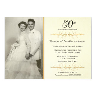 50th wedding anniversary invitation cards uk