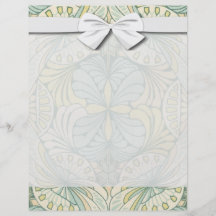 elegant abstract art nouveau swirl design flyers