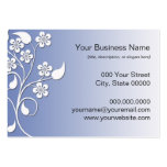 Elegant and Cute Blue and White Floral Business Card Templates
