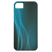 Elegant Aqua Vector iPhone 5 Case