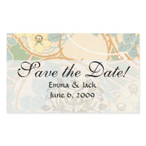 elegant art nouveau summer floral pattern stickers