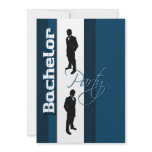 Elegant "bachelor party" stag formal custom invite