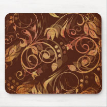 Elegant Batik Print Fall Floral