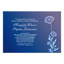 elegant beautiful engagement party invitations