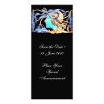 ELEGANT BEAUTY  blue turquase black Custom Invite