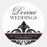 Elegant Black and White Stickers