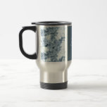 Elegant blue orchids travel commuter mugs & cups