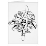 Elegant Bridal Bouquet Clipart cards