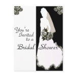 Elegant Bridal Shower Invitation Post Card