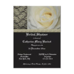 Elegant bridal shower invitations postcards