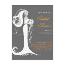 Elegant Bride Bridal Shower Party Invitation