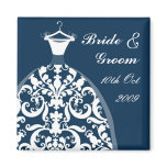 Elegant Bride Save the date Magnet
